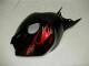 Carenados Moto Honda CBR1000RR 2004-2005 - Negro Brillante Rojo Llama Asequibles