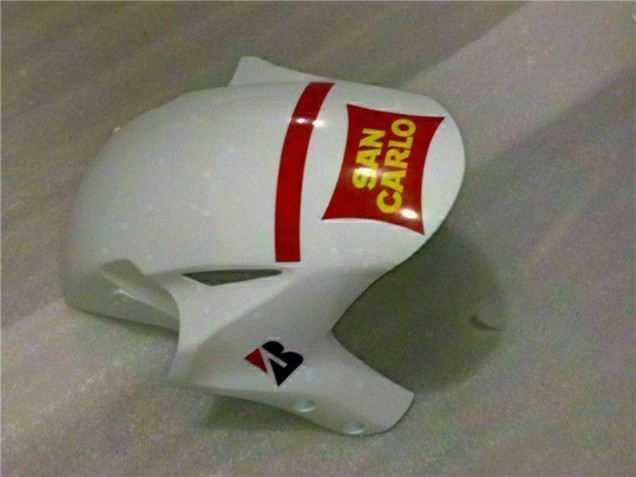Carenados Moto Honda CBR1000RR 2004-2005 - Blanco Rojo Amarillo San Carlo 58 Asequibles