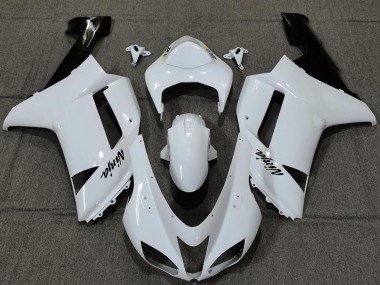 Carenados Moto Kawasaki ZX6R 2007-2008 - Plain Blanco Gloss Asequibles