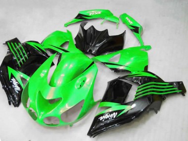 Carenados Moto Kawasaki ZX14R ZZR1400 2012-2024 - Verde Negro Brillante Blanco Ninja Asequibles