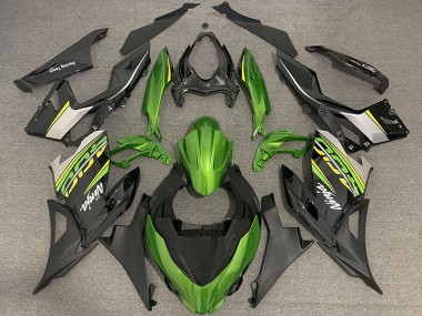Carenados Moto Kawasaki Ninja 400 2018-2024 - Verde Negro Oro OEM Estilo Asequibles