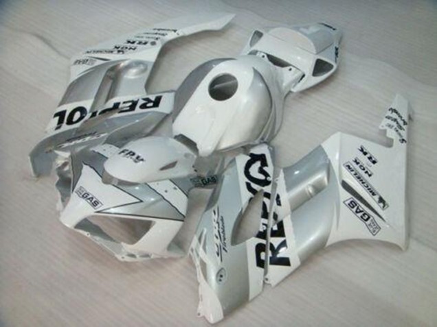 Carenado Moto Honda CBR1000RR 2004-2005 - Blanco Plata Negro Repsol Asequibles