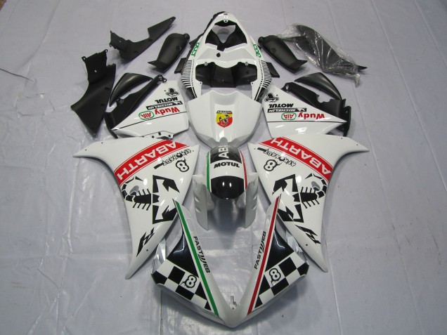 Carenados Moto Yamaha R1 2012-2014 - Blanco Rojo Verde Negro Abarth Wudy Motul Asequibles
