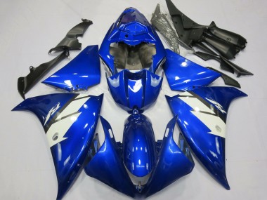 Carenados Moto Yamaha R1 2012-2014 - Azul Blanco Asequibles