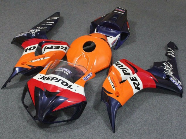 Carenado Moto Honda CBR1000RR 2006-2007 - Naranja Blanco Rojo Azul Repsol Asequibles