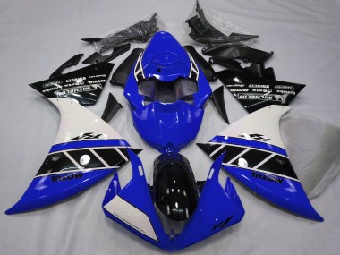 Carenados Moto Yamaha R1 2012-2014 - Blanco Azul Negro Brillante Asequibles