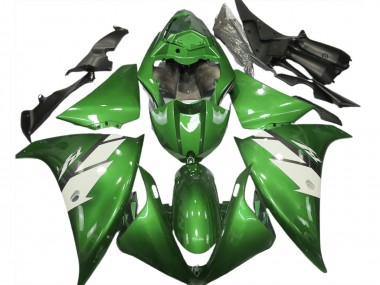 Carenados Moto Yamaha R1 2012-2014 - Verde Blanco Asequibles