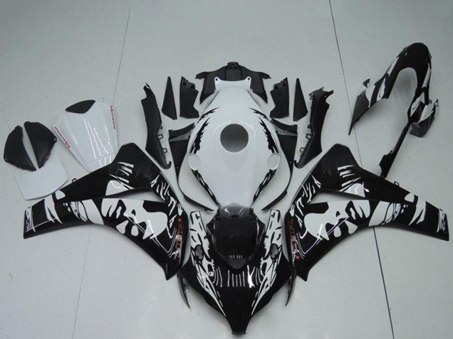 Carenados ABS Honda CBR1000RR 2008-2011 - Blanco Negro Brillante Asequibles