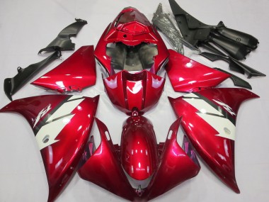 Carenados Moto Yamaha R1 2012-2014 - Rojo Blanco Asequibles