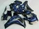 Carenados Moto Honda CBR1000RR 2008-2011 - Azul Oscuro Negro Brillante Asequibles