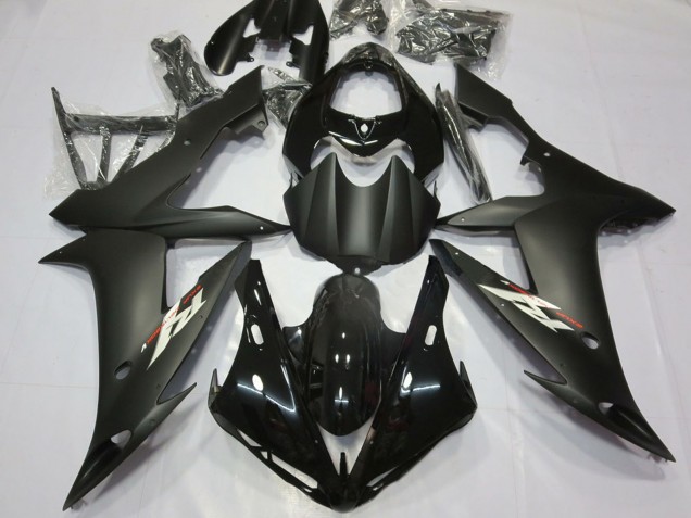 Carenado Moto Yamaha R1 2004-2006 - Negro Brillante Negro Mate Asequibles