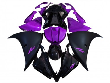 Carenados Moto Yamaha R1 2012-2014 - Negro Brillante Negro Mate Púrpura Asequibles