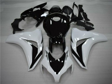 Carenado Moto Honda CBR1000RR 2008-2011 - Blanco Negro Brillante Asequibles