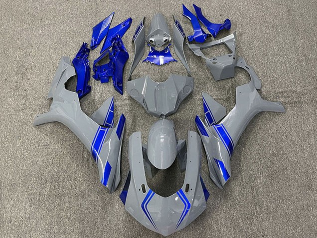 Carenados Moto Yamaha R1 2015-2019 - Nardo Gris Azul Asequibles
