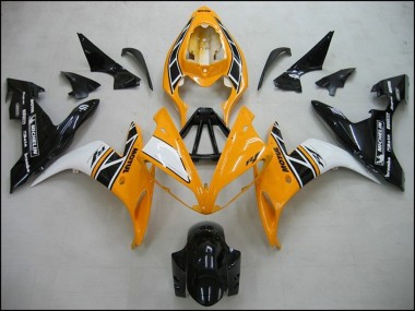 Carenados Moto Yamaha R1 2004-2006 - Amarillo Blanco Negro OEM Estilo Asequibles