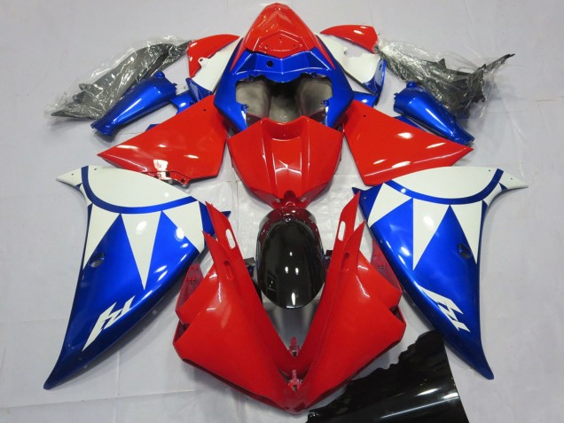 Carenados Moto Yamaha R1 2012-2014 - Blanco Rojo Azul Negro Asequibles