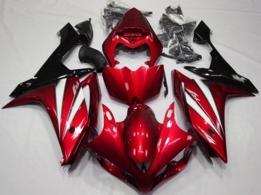 Carenados Moto Yamaha R1 2007-2008 - Rojo Blanco Negro Asequibles