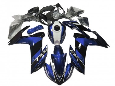 Carenados Moto Yamaha R3 2015-2018 - Azul Blanco Negro Brillante Asequibles