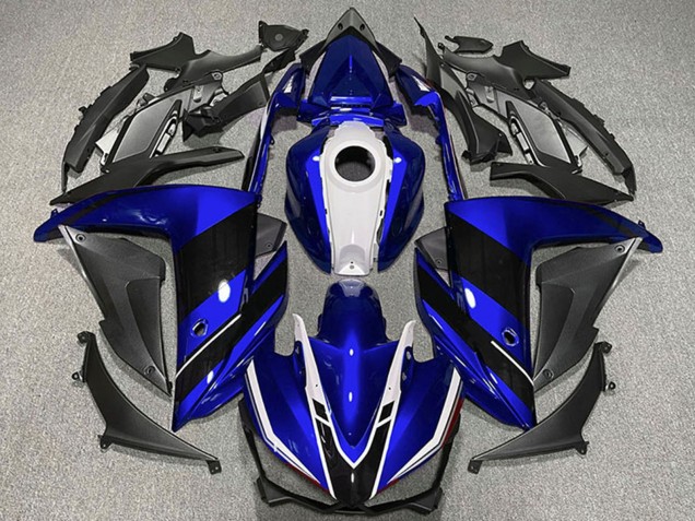 Carenados Moto Yamaha R3 2015-2018 - Azul Blanco Negro Asequibles