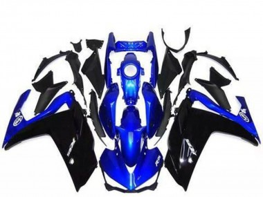 Carenados Moto Yamaha R3 2015-2018 - Azul Negro Brillante Asequibles