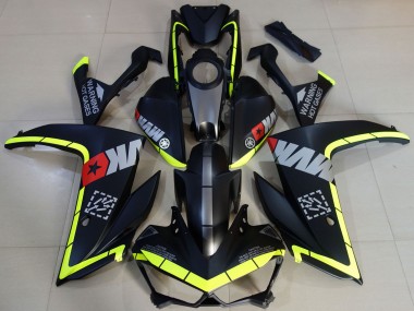 Carenados Moto Yamaha R3 2015-2018 - Amarillo Gris Negro Mate Estrella Asequibles