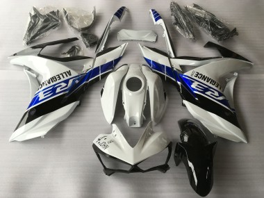 Carenados Moto Yamaha R3 2015-2018 - Blanco Azul Negro Asequibles