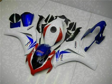 Carenado Moto Honda CBR1000RR 2008-2011 - Blanco Rojo Azul HRC Asequibles