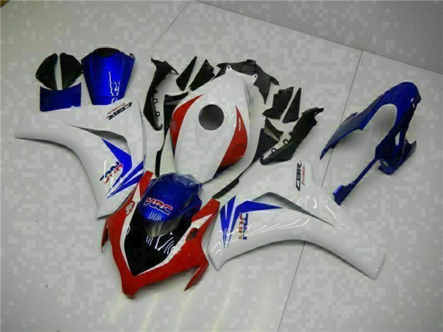 Carenado Moto Honda CBR1000RR 2008-2011 - Blanco Rojo Azul HRC Asequibles