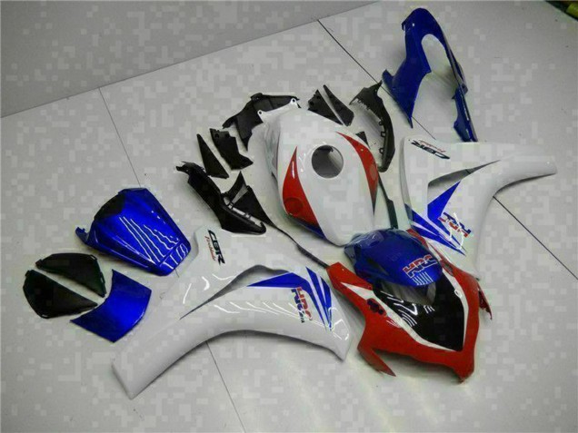 Carenado Moto Honda CBR1000RR 2008-2011 - Blanco Rojo Azul HRC Asequibles