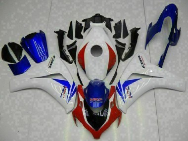 Carenado Moto Honda CBR1000RR 2008-2011 - Blanco Rojo Azul HRC Asequibles