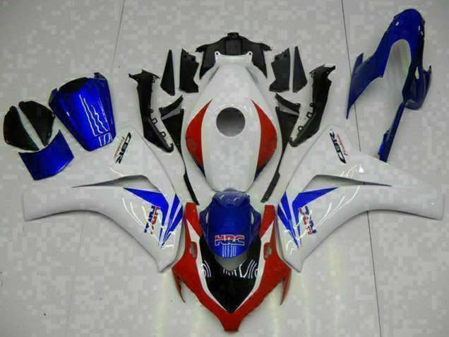 Carenado Moto Honda CBR1000RR 2008-2011 - Blanco Rojo Azul HRC Asequibles