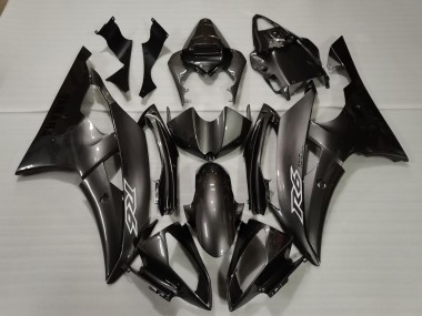 Carenados Moto Yamaha R6 2008-2016 - Negro Brillante Blanco Calcomanías Asequibles