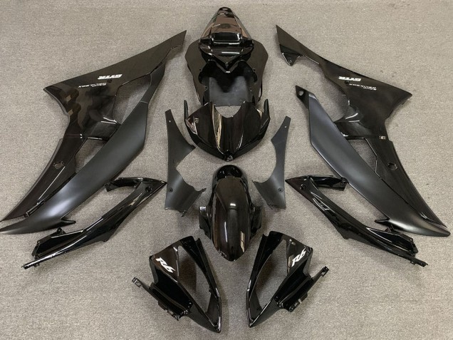 Kits Carenado Moto Yamaha R6 2008-2016 - Negro Brillante Negro Mate Asequibles