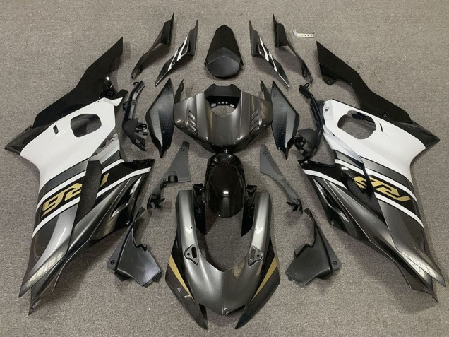 Carenados Moto Yamaha R6 2017-2023 - Blanco Gris Negro Brillante Oro Asequibles