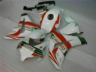 Carenados Moto Honda CBR1000RR 2008-2011 - Blanco Rojo Verde Castrol Asequibles
