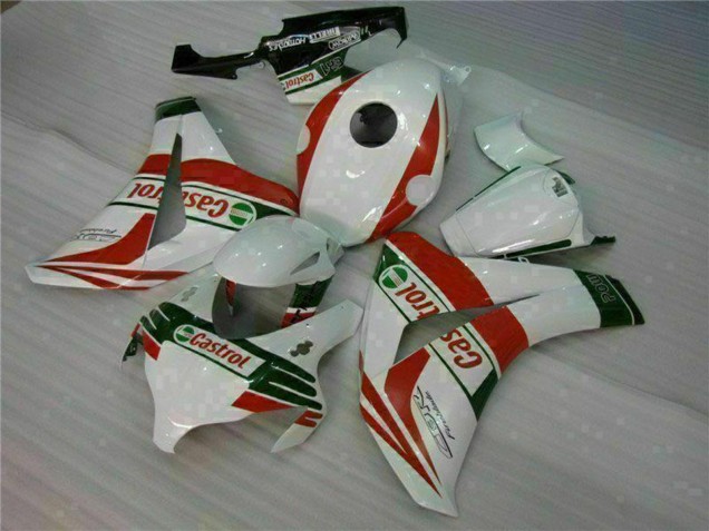 Carenados Moto Honda CBR1000RR 2008-2011 - Blanco Rojo Verde Castrol Asequibles
