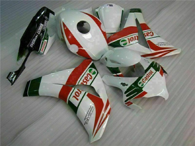 Carenados Moto Honda CBR1000RR 2008-2011 - Blanco Rojo Verde Castrol Asequibles