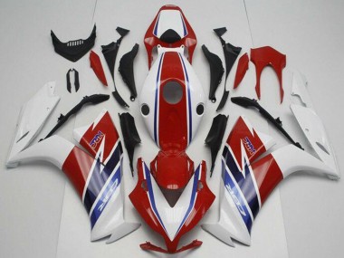Carenado Moto Honda CBR1000RR 2012-2016 - Blanco Rojo Azul Asequibles