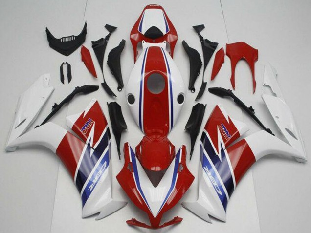 Carenado Moto Honda CBR1000RR 2012-2016 - Blanco Rojo Azul Asequibles