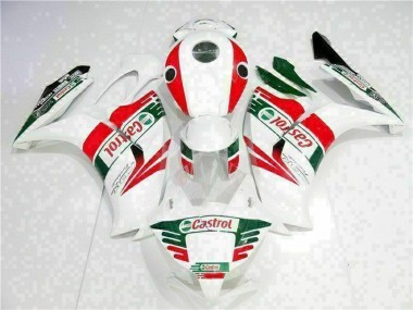 Carenado Moto Honda CBR1000RR 2012-2016 - Blanco Rojo Verde Castrol Asequibles
