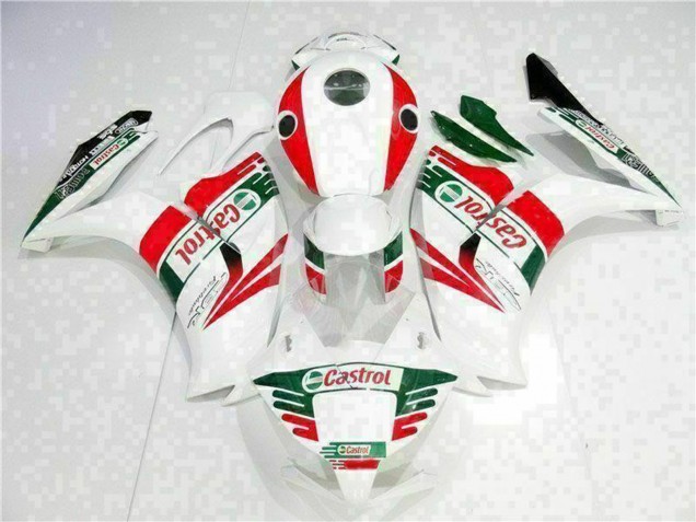 Carenado Moto Honda CBR1000RR 2012-2016 - Blanco Rojo Verde Castrol Asequibles
