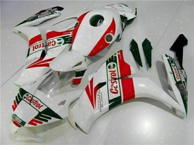 Carenado Moto Honda CBR1000RR 2012-2016 - Blanco Rojo Verde Castrol Asequibles