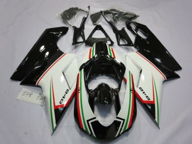 Carenados Moto Ducati 848 2007-2014 - Blanco Rojo Verde Negro Brillante Asequibles