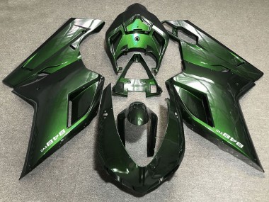 Carenados Moto Ducati 848 2007-2014 - Verde Asequibles