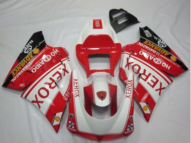 Carenados Moto Ducati 748 916 996 998 1993-2005 - Blanco Rojo Negro Brillante Xerox Asequibles