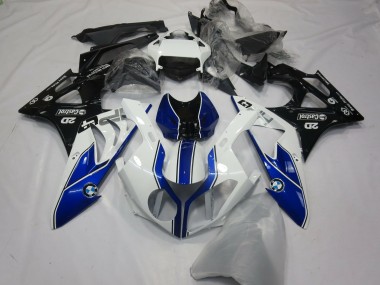 Carenados Moto BMW S1000RR 2015-2016 - Blanco Azul Negro Brillante Asequibles