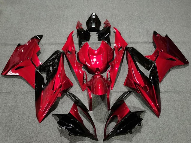 Carenados Moto BMW S1000RR 2009-2014 - Rojo Negro Brillante Asequibles