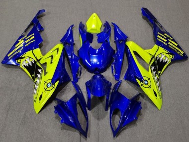 Carenados Moto BMW S1000RR 2009-2014 - Amarillo Azul Tiburón Asequibles