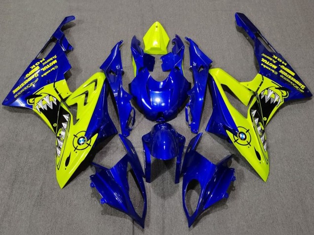 Carenados Moto BMW S1000RR 2009-2014 - Amarillo Azul Tiburón Asequibles