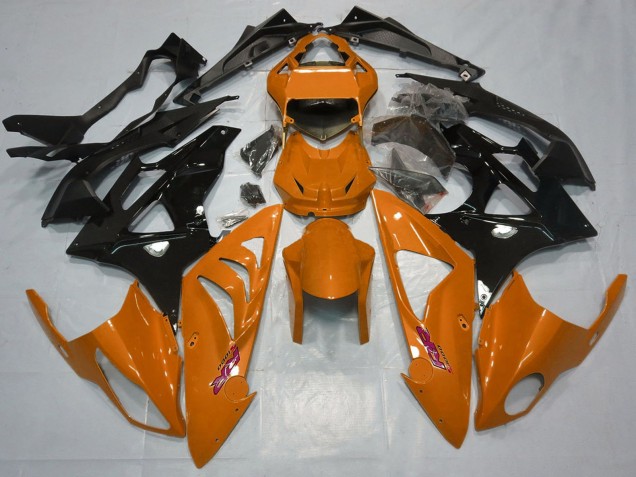 Carenados Moto BMW S1000RR 2015-2016 - Naranja Negro Brillante Asequibles